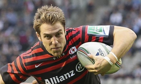 Chris Wyles will come in at centre for Saracens in the Heineken Cup game against Toulouse