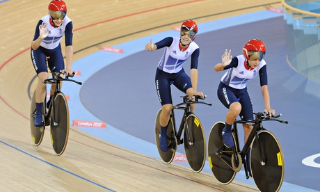 Track cycling - men's team pursuit final CT001