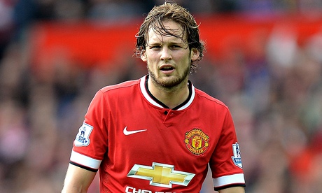 Manchester United's Daley Blind will discover the extent of his knee injury on Tuesday. 
