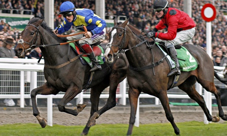 Caid Du Berlais, left, won the Paddy Power Gold Cup at Cheltenham in November