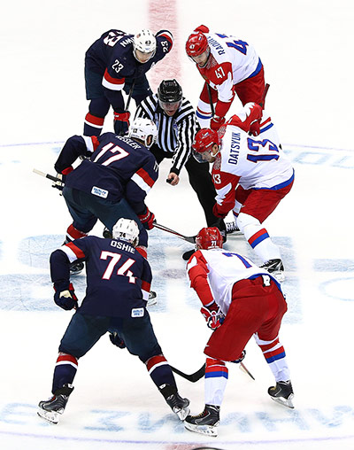 USA Russia Ice hockey: USA Russia Ice hockey