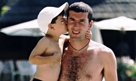 ZINEDINE ZIDANE AND HIS SON ENZO