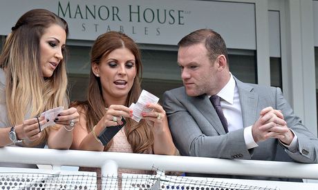 Chester races Wayne Coleen Rooney