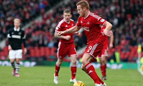 Aberdeen's Adam Rooney scored against Ross County in the Scottish Premiership match at Pittodrie