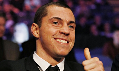 Scott Quigg attended the IBF super-bantamweight title fight between Carl Frampton and Chris Avalos