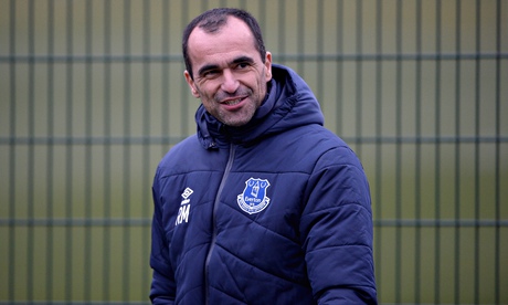 Everton Training and Press Conference