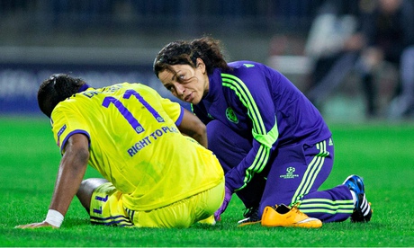 Chelsea first-team doctor, Eva Carneiro, has been subjected to abusive chants at Manchester United and