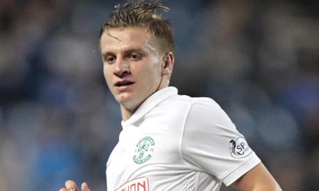 Jason Cummings scored for Hibs in their 3-0 win at Falkirk in the Scottish Championship.