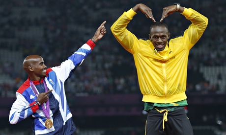 Mo Farah Usain Bolt