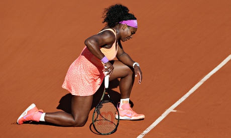 Serena Williams is 'keeping hydrated' at her Paris apartment before the French Open final