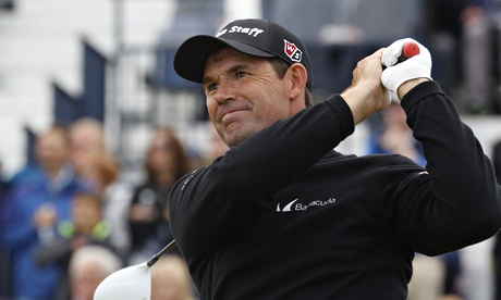 Padraig Harrington hit a seven-under-par 65 in the third round of the Open at St Andrews