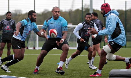Fiji Rugby Training, Britain - 11 Nov 2014