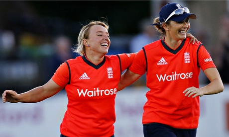 The reintroduction of Danielle Hazell, left, with Charlotte Edwards, lifted England at Chelmsford