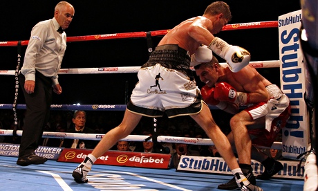 Luke Campbell stopped Tommy Coyle in the 10th round of the battle of the Hull lightweights