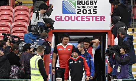 Eddie Jones and his headline-grabbing Japan squad were more in the spotlight at Kingsholm training