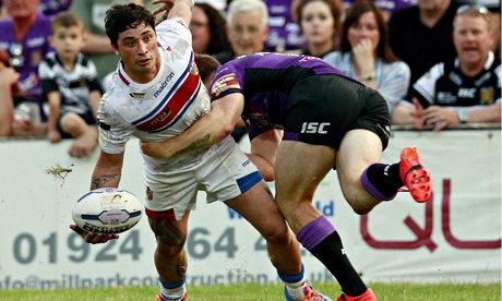 Kevin Locke, left, had joined Wakefield on a short-term deal in June