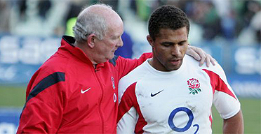 Brian Ashton consoles Jason Robinson