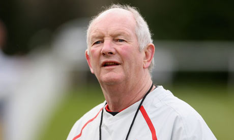 England Head Coach Brian Ashton during a training session held at Bath University