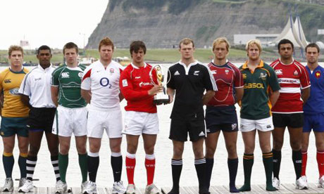 IRB Junior World Championship - Pierhead Building, Cardiff Bay - 3/6/08 Richard Kaufusi of Tonga, Nathan Hiroyama of Canada, Lewis Calder of Scotland, David Pocock of Australia, Jese Cirikisuva of Fiji, Paul Ryan of Ireland, Hugo Ellis of England, Sam Warburton of Wales, Chris Smith of New Zealand, Scott Lavalla of USA, Gerrit-Jan Van Velze of South Africa, Michael Leitch of Japan, Morgan Parra of France, Alberto Chiesa of Italy, Afa Aiono of Samoa and Lisandro Ahualli de Chazal of Argentina, Mandatory Credit: Action Images / Paul Harding