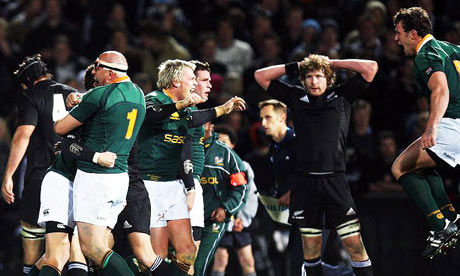 South Africa players celebrate