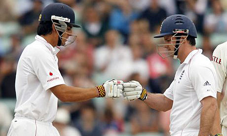 alastair cook cricket. Cricketers Alistair Cook and