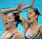 Synchronized swimmers