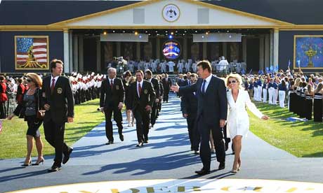 Ryder Cup ceremony