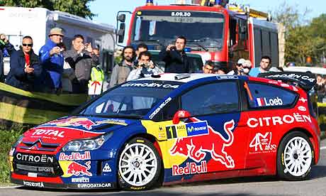 Auto Racing Rallying on Motor Racing  Rally Catalunya  Loeb Dominates Opening Day   Sport