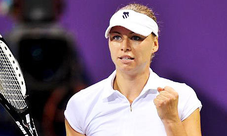 Vera Zvonareva brought Jelena Jankovic's winning run in Doha to an abrupt