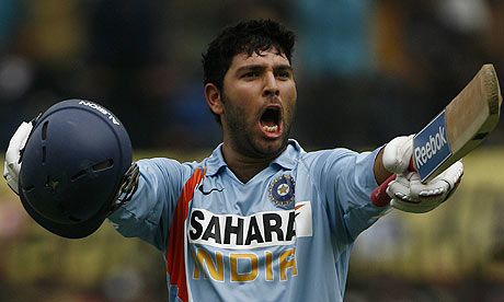 India's Yuvraj Singh 