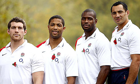 Delon Armitage, Nick Kennedy, Ugo Monye and Riki Flutey