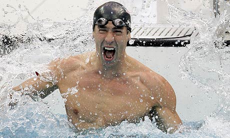 michael phelps butterfly. Michael Phelps celebrates