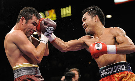 oscar de la hoya boxing. Manny Pacquiao and Oscar De La