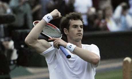 andy murray tennis racquet. Andy Murray, seen here at