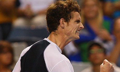 andy murray tennis. Andy Murray was tested at home