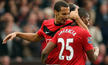 Manchester United's Antonio Valencia