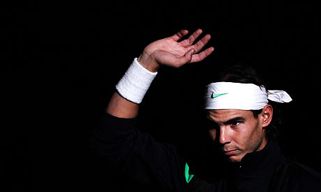 rafael nadal. Rafael Nadal plays in London