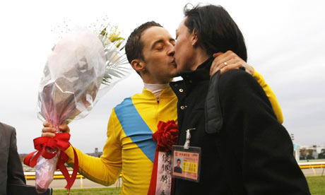 Christophe Lemaire and his wife Barbara 