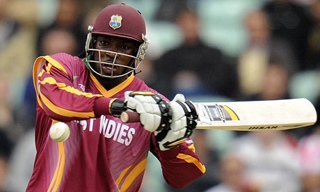 Chris Gayle hit 88 off 50 deliveries during West Indies' win over Australia in the World Twenty20
