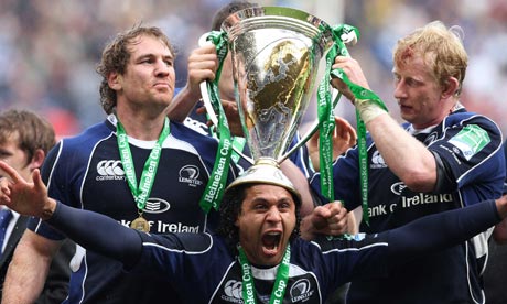 Leinster with the Heineken Cup