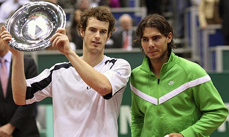 andy murray tennis. Andy Murray and Rafael Nadal