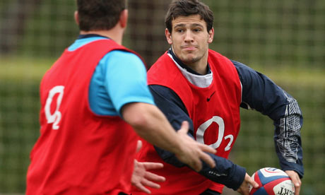 Danny Care during an England training session in Portugal