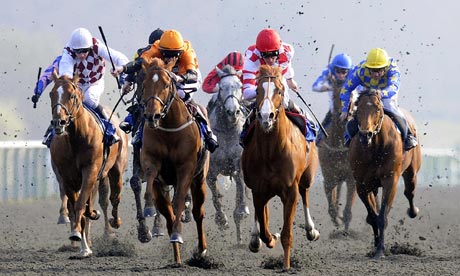 Horse Racing - Winter Derby - Lingfield Scintillo and Richard Hughes (red 