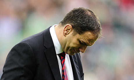 England's coach Martin Johnson