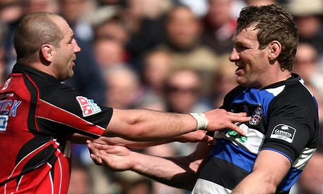 Steve Borthwick and Justin Harrison