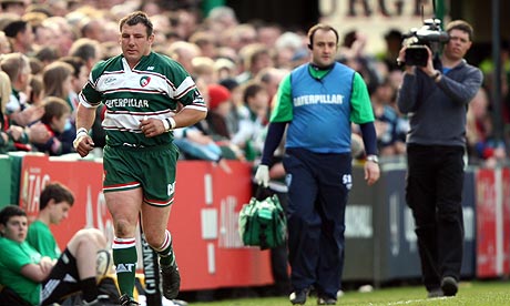 Julian White Leicester rugby union