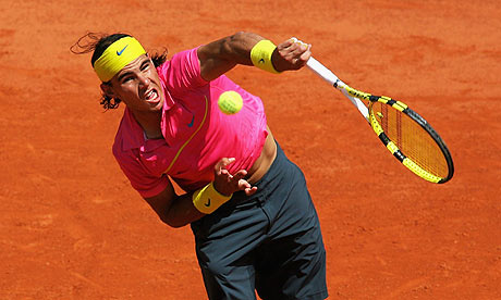 rafael nadal arms. arms are dnearing as well,