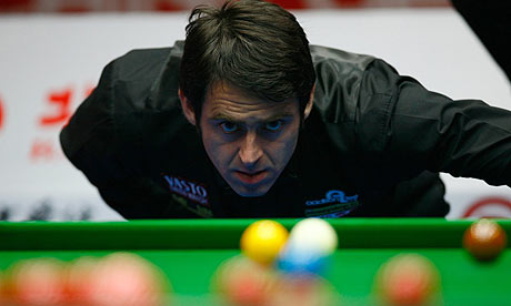 john higgins. Ronnie O#39;Sullivan missed a crucial red to allow John Higgins back into the match. Photograph: China Photos/Getty Images