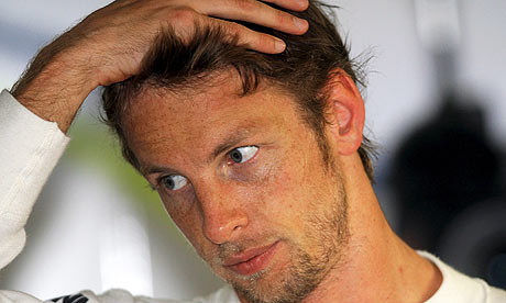 Championship leader Jenson Button lost out to Sebastian Vettel at the 