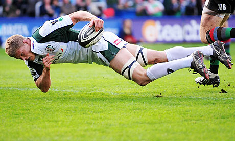 James Hudson try London Irish v Harlequins Guinness Premiership